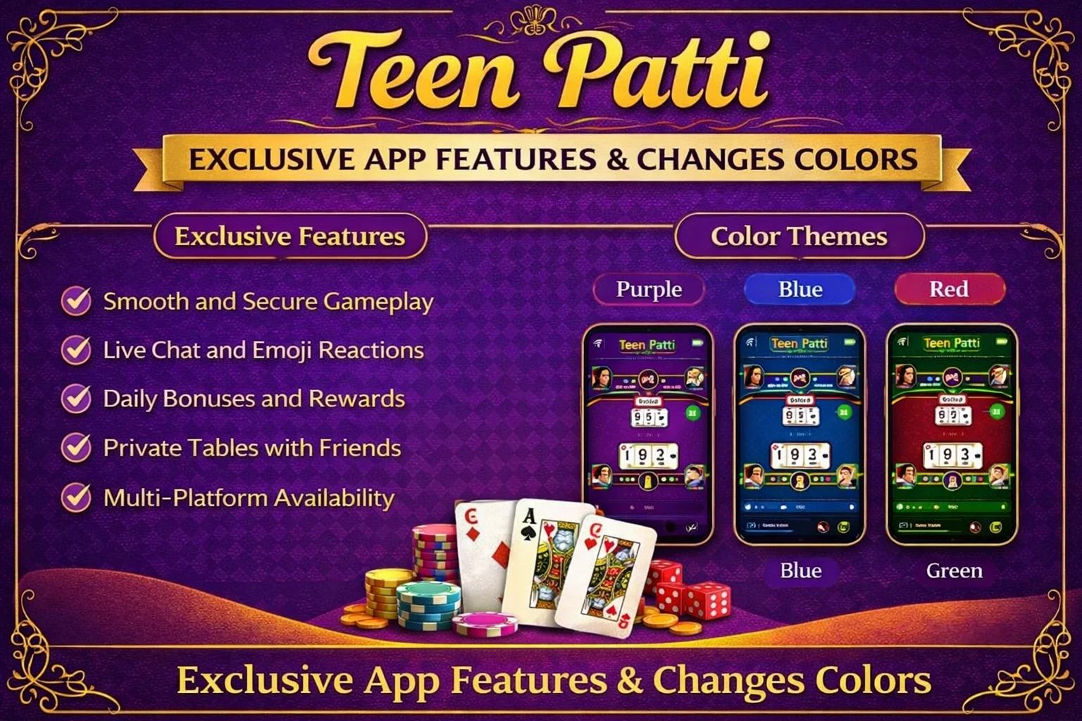 Teen Patti Master Old Version App Features