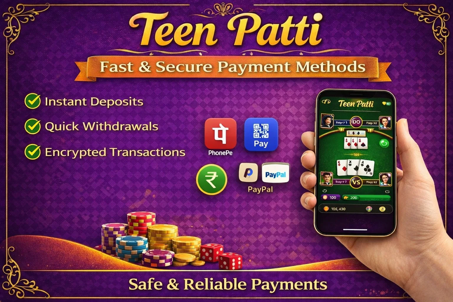 Teen Patti Master Old Version Fast Payment Methods